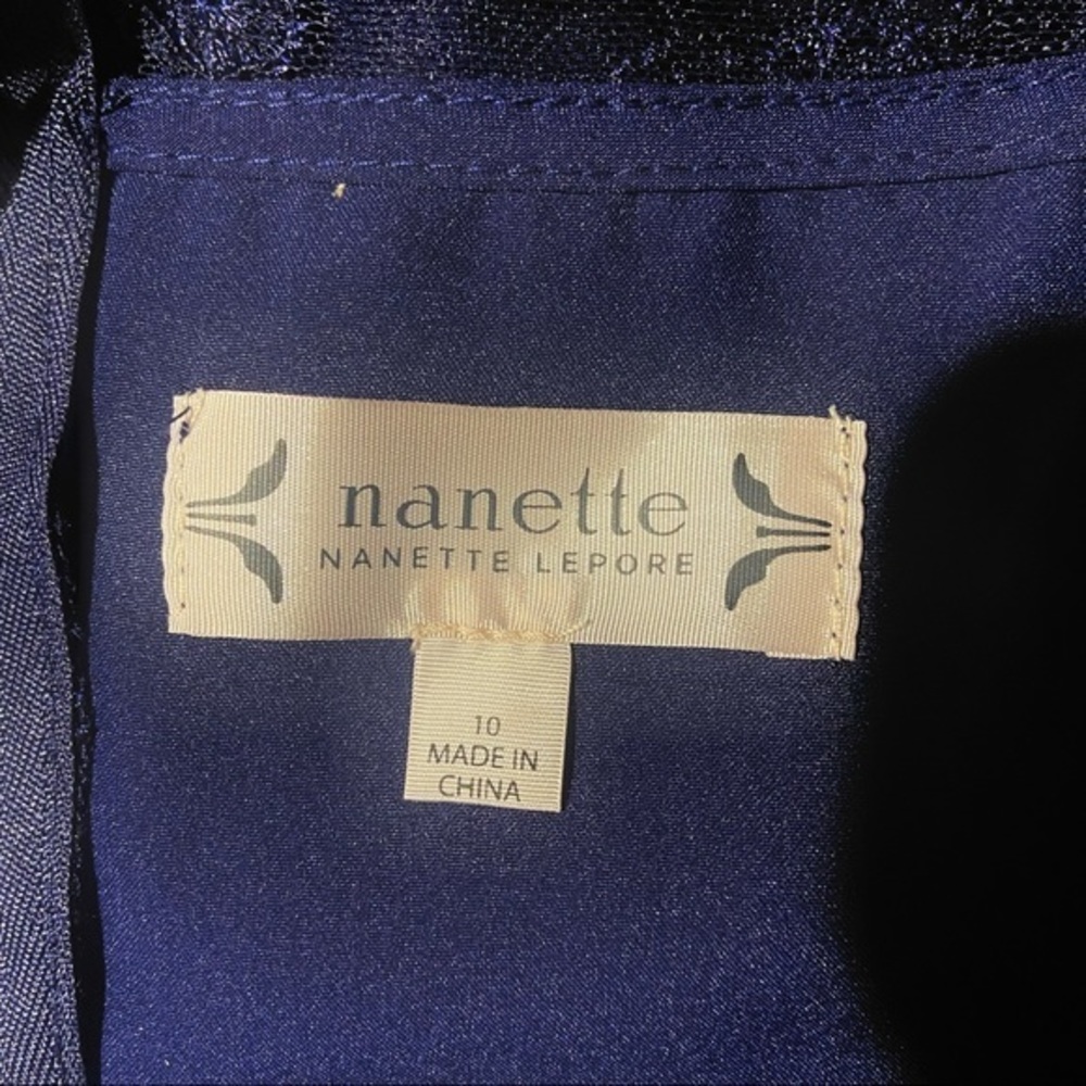NWT Nanette Lepore Embroidered Lace Dress - Picture 9 of 10